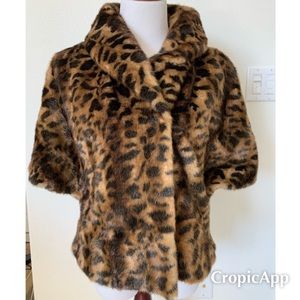 Calvin Klein Faux Leopard Jacket